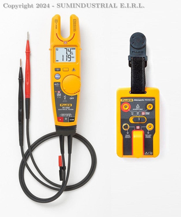 KIT PROBADOR DE VOLTAJE SIN CONTACTO 1,000V CON PROBADOR PRV240FS FLUKE T6-1000/PRV240FS