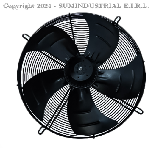 MOTOVENTILADOR AXIAL EBM S4E500-AM03-01 - 500MM - 220V MONOFÁSICO - 4 POLOS, CON REJILLA - FLUJO V