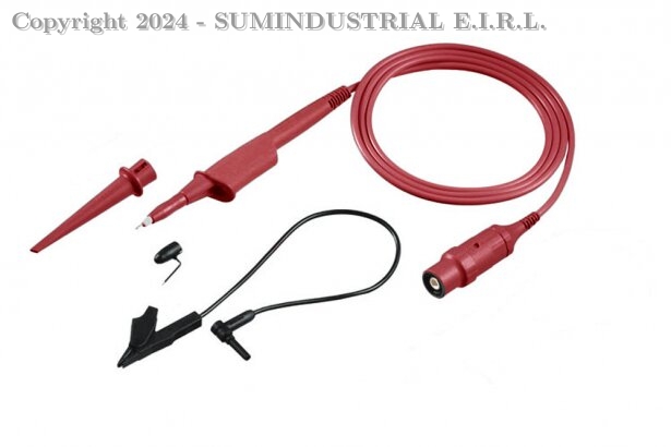 JUEGO DE PUNTAS DE PRUEBA DE TENSIÓN 200 MHZ ROJA (ROJA) FLUKE VPS210-R