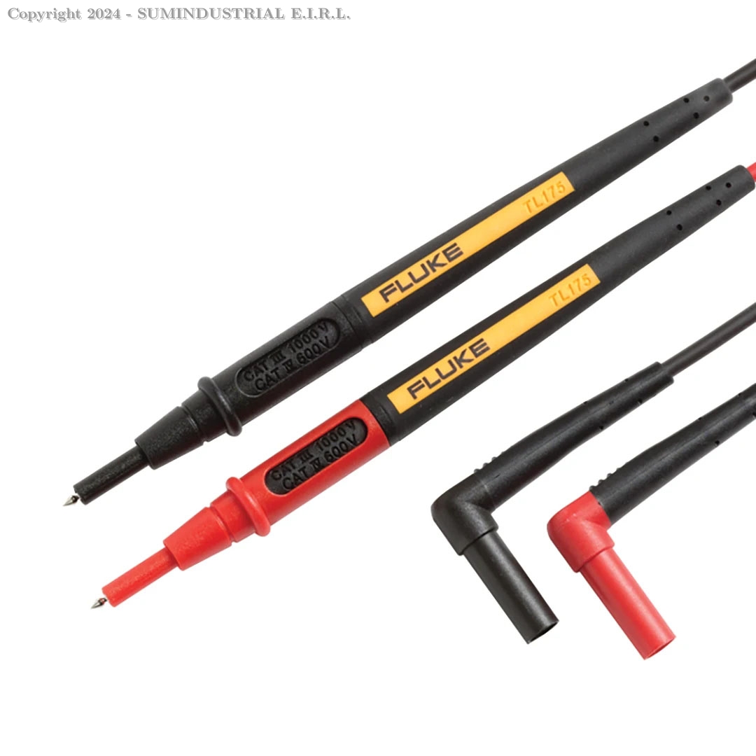 CABLES DE PRUEBA CON ADAPTADORES FLUKE TL175E