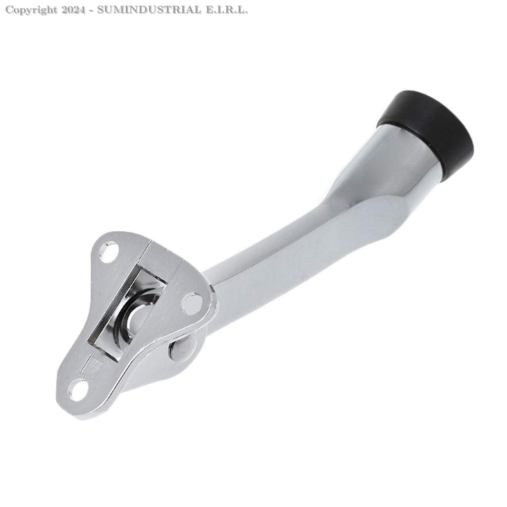 TOPE PARA PUERTA ZINC SATIN CROMADO L;110MM HALCON 500.16.411