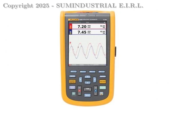 OSCILOSCOPIO INDUSTRIAL DE 2CH/ 40MHZ + POTENCIA Y BUS DETOS FLUKE-125B/INT/S