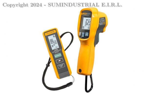 KIT DE MEDIDOR LÁSER FLUKE 417D / TERMÓMETRO DE IR 62 MAX+