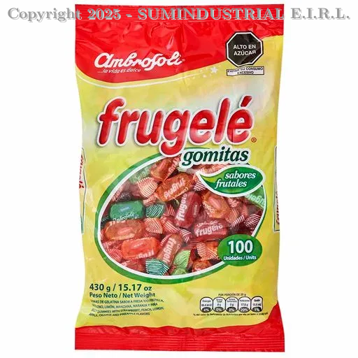 FRUGELE BOLSA 100 UNIDADES AMBROSOLI
