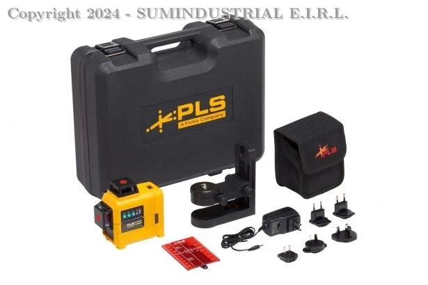 NIVEL LÁSER DE LÍNEA ROJA FLUKE PLS 3X360R KIT