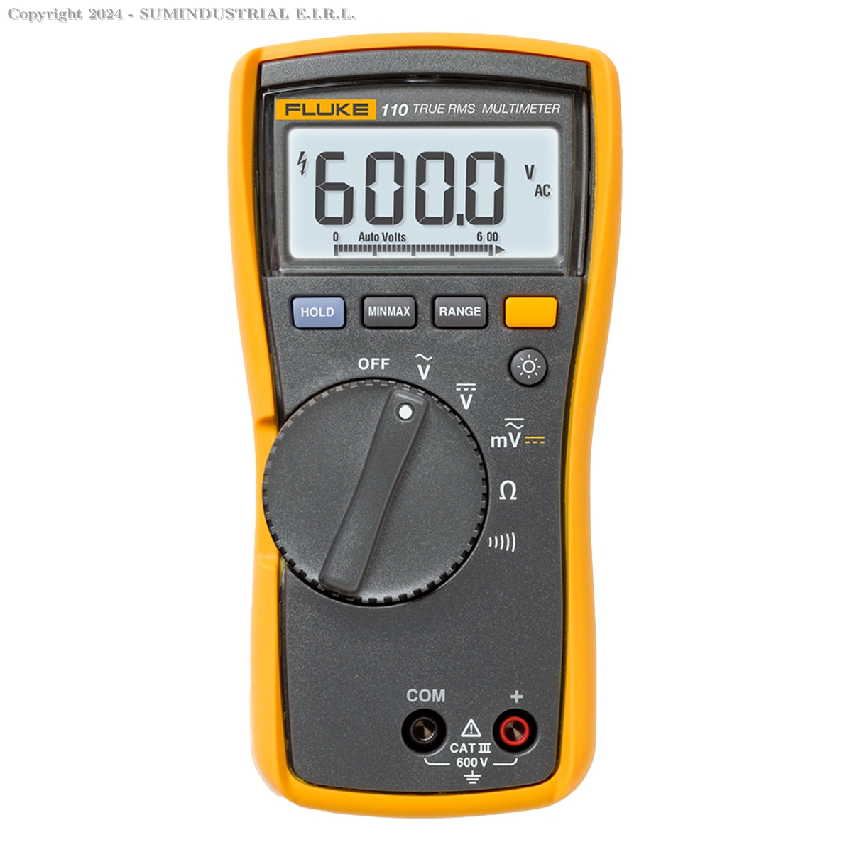 MULTÍMETRO DIGITAL DE VERDADERO VALOR EFICAZ FLUKE 110 ESP