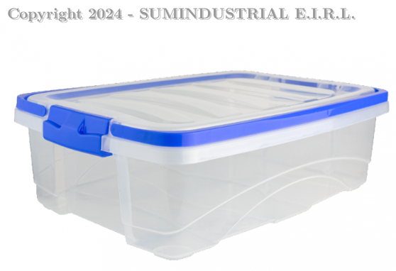 Caja Organizadora Baja 8.5 LT  medida 8.5x28.5x40.5cm Utilisima BASA
