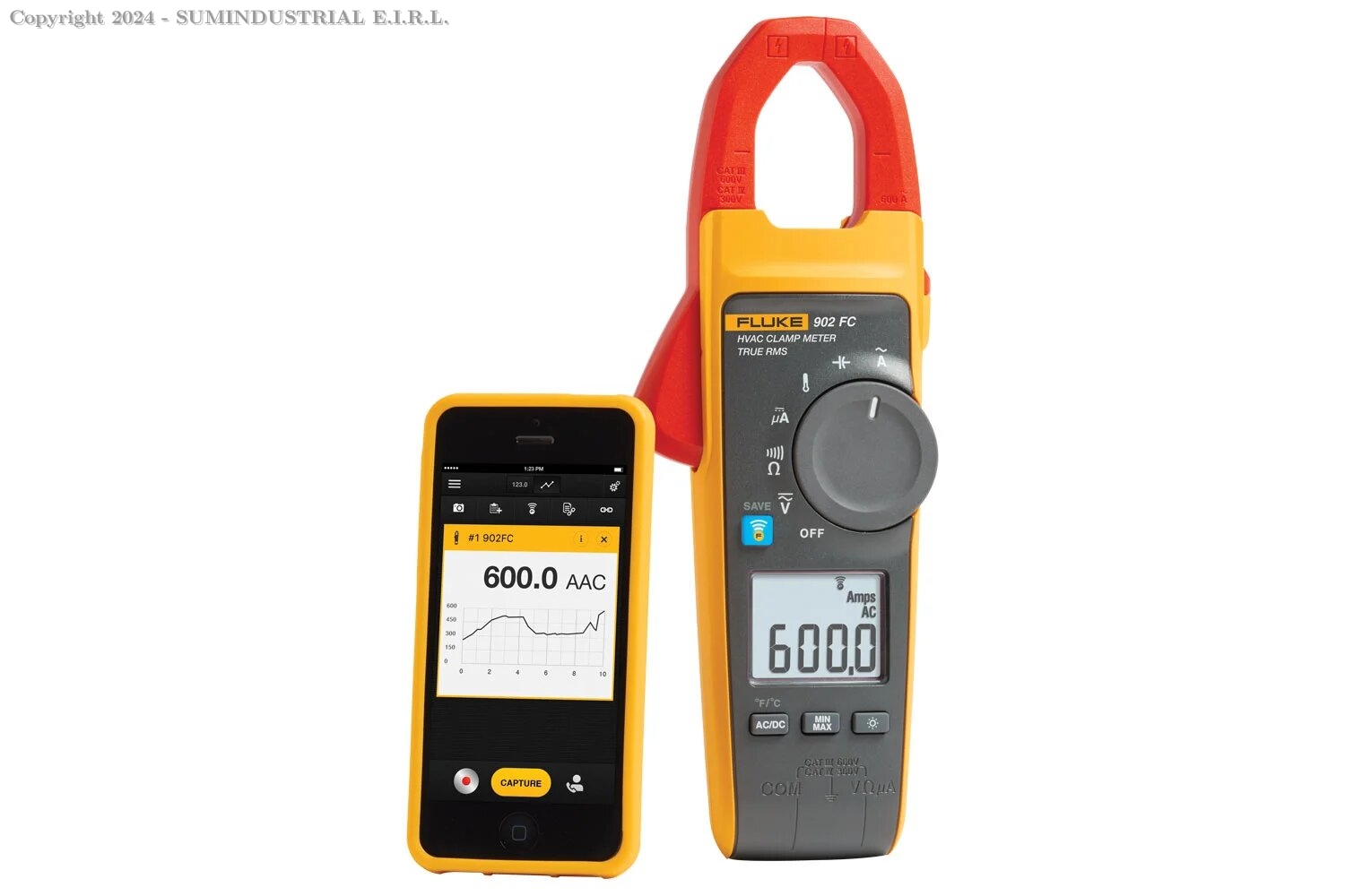 PINZA AMPERIMÉTRICA FLUKE 902 FC