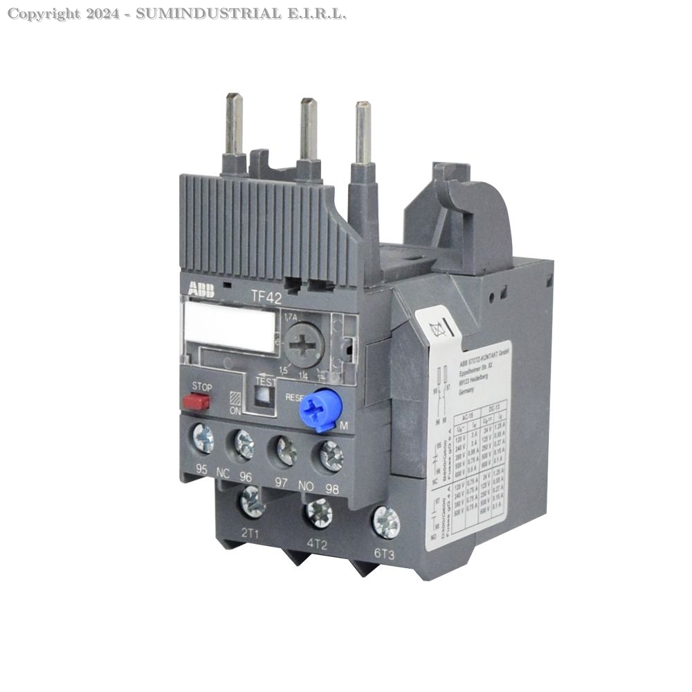 RELE TERMICO 13-16A P/CONTACTORES AF09..AF38, MOD TF42-16, ABB CONTROL