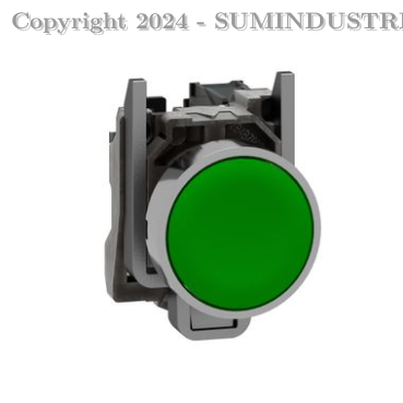 PULSADOR RASANTE VERDE 22MM 1NA IP66 XB4BA31 CUERPO DE METAL SCHNEIDER