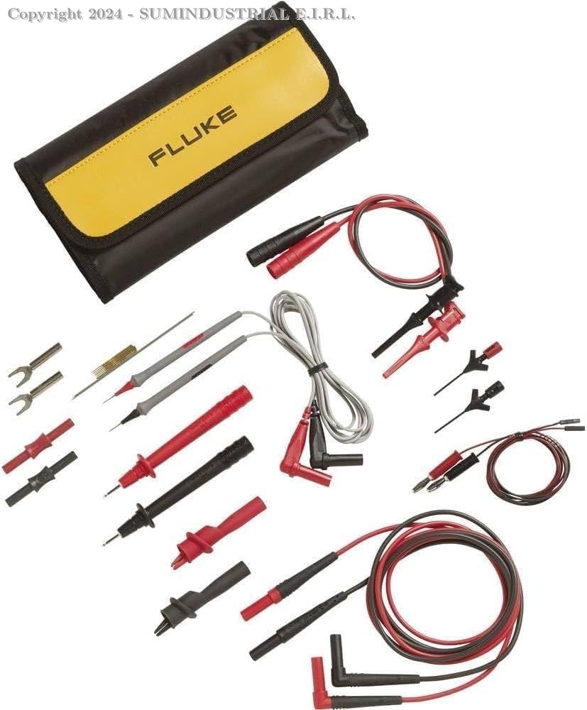 JUEGO DE CABLES DE PRUEBA MAESTRA ELECTRÓNICOS FLUKE TLK287