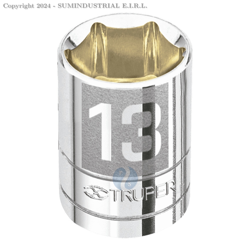 DADO HEXAGONAL ENCASTRE 3/8