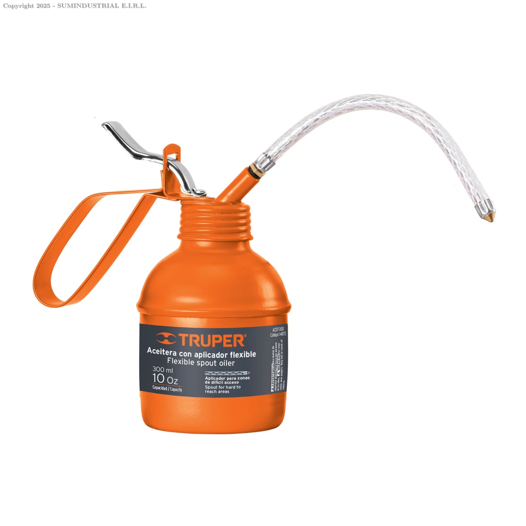 ACEITERA DE 300 ML (10 OZ) CON APLICADOR FLEXIBLE, TRUPER 14872