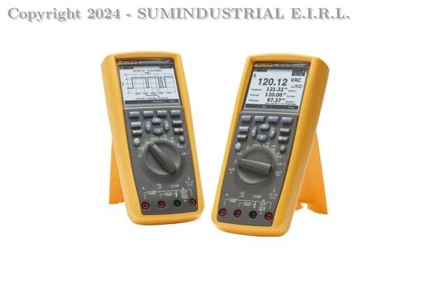 MULTÍMETRO INDUSTRIAL DE REGISTRO DE DATOS DE VALOR EFICAZ VERDADERO FLUKE 289