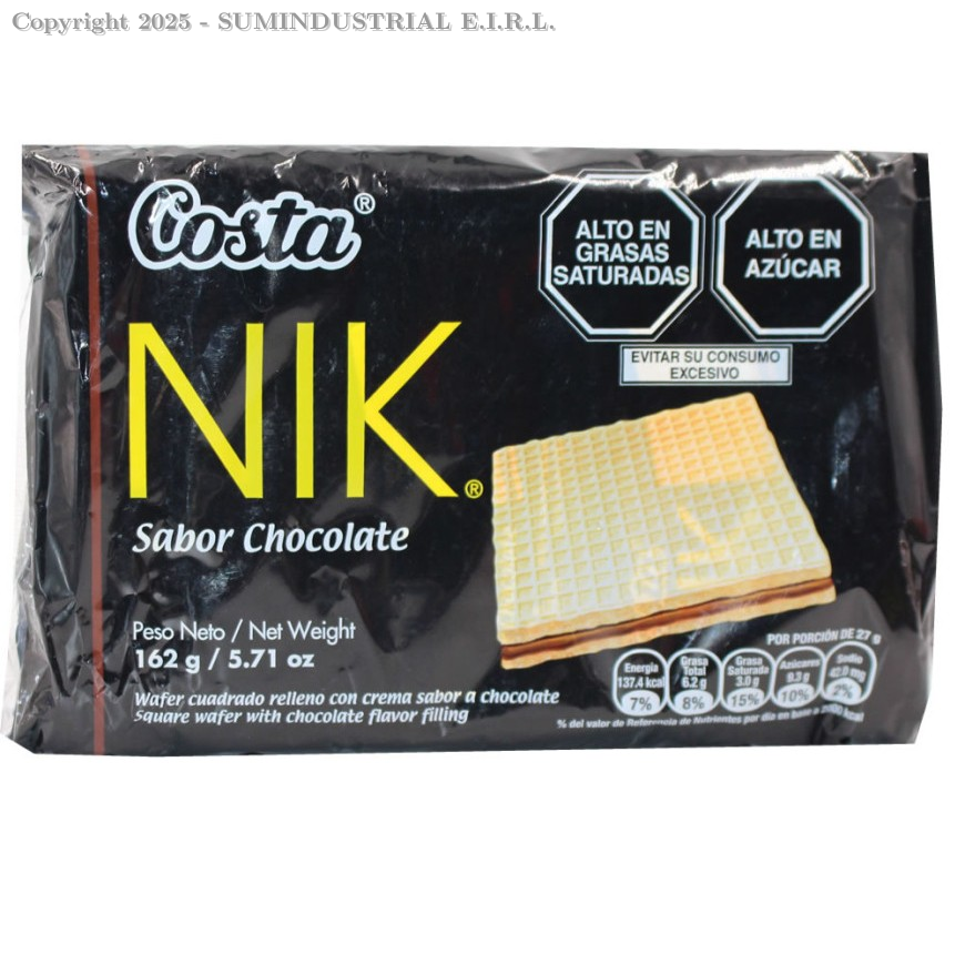 GALLETA NIK SIXPACK COSTA