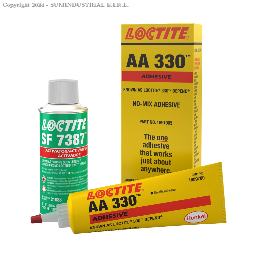 LOCTITE AA 330 + LOCTITE SF 7387 (KIT) 250 ML
