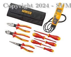KIT BÁSICO DE MULTÍMETRO INDUSTRIAL FLUKE 87V Y HERRAMIENTAS DE MANO AISLADAS FLUKE IB865K
