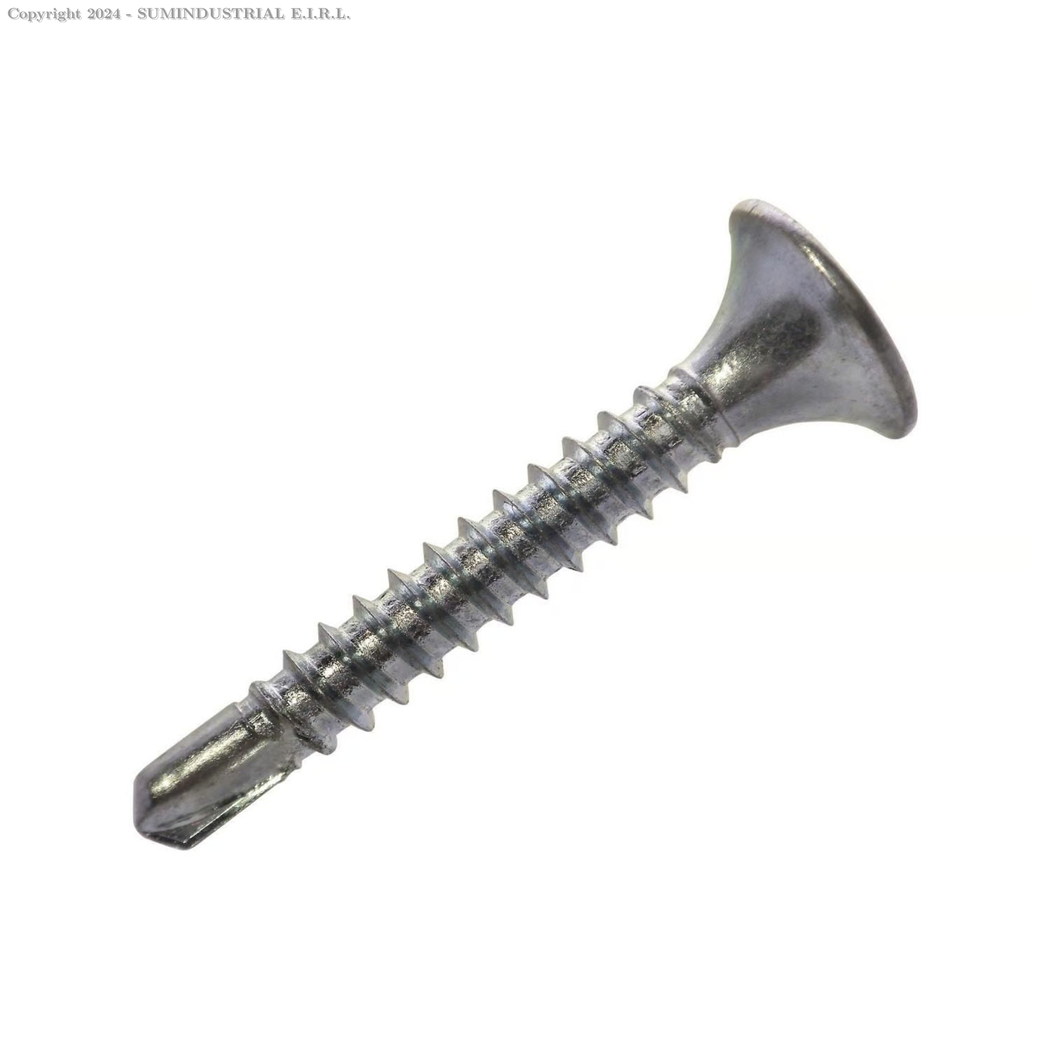DRYWALL TROMPETA P/BROCA ZINC 6 X 1